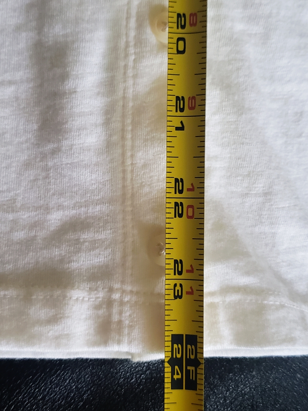 SOLD - Old Navy White Button-Down Top M Tall V-Neck Short Sleeve Cotton NWT - Picture 11 of 11